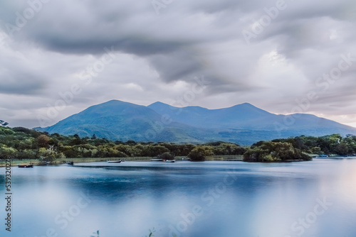 The shore of Muckross lake, Killarney national park, county Kerry, Ireland. High quality photo