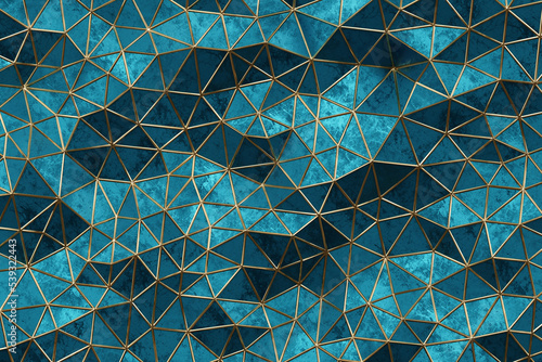 Abstract mesh futuristic background wallpaper 3d rendering