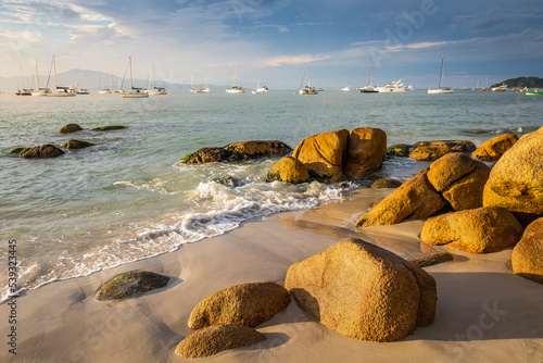 Peaceful landscape in Florianopolis, Santa Catarina, Southern Brazil