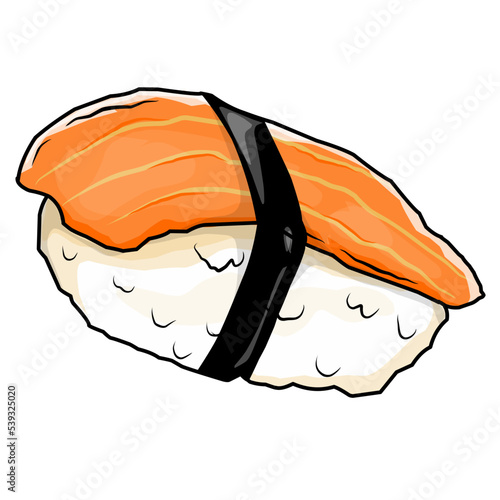 sushi with salmon