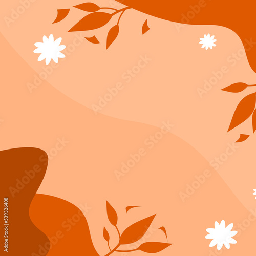 beautiful autumn background with leaves