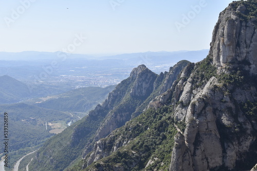 Mountain of Montserrat in Catalonia, Spain.