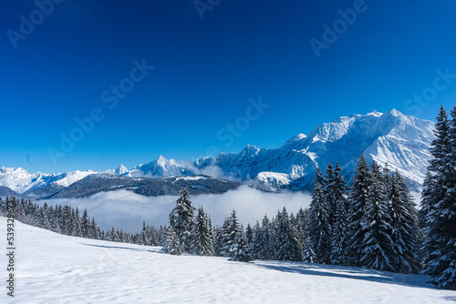 snow covered mountains © Hugues