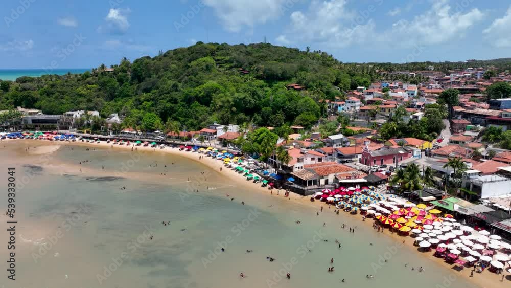 Famous Pipa Beach at Rio Grande do Norte in Brazil Northeastern. Stunning cliffs on the beach. Tropical landscape. Summer scenery. Pipa Beach at Rio Grande do Norte. Brazil Northeastern. Famous Pipa Beach at Rio Grande do Norte in Brazil Northeastern. Stunning cliffs on the beach. Tropical landscape. Summer scenery. Pipa Beach at Rio Grande do Norte. Brazil Northeastern.