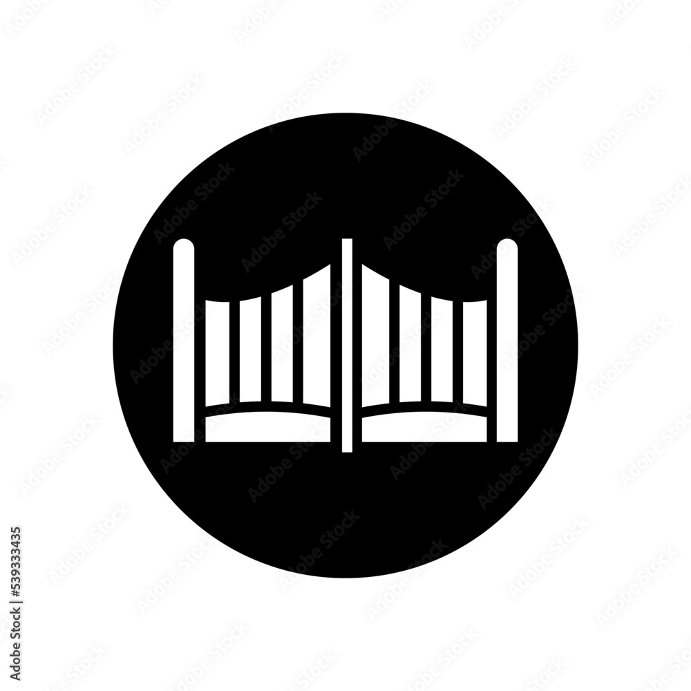 gate icon vector design templates gate icon vector design templates