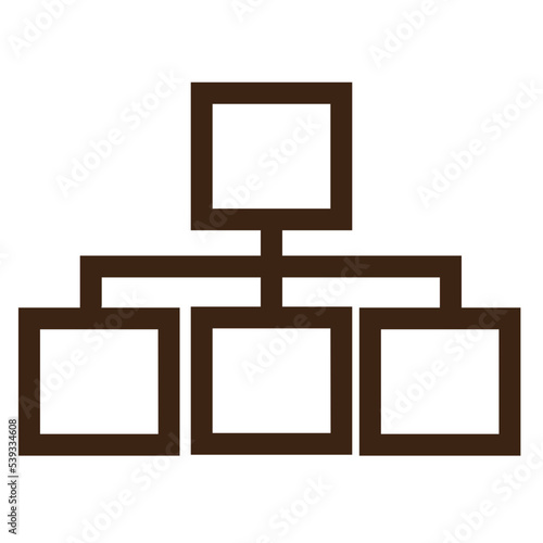 chart delination diagram graph schema structure icon