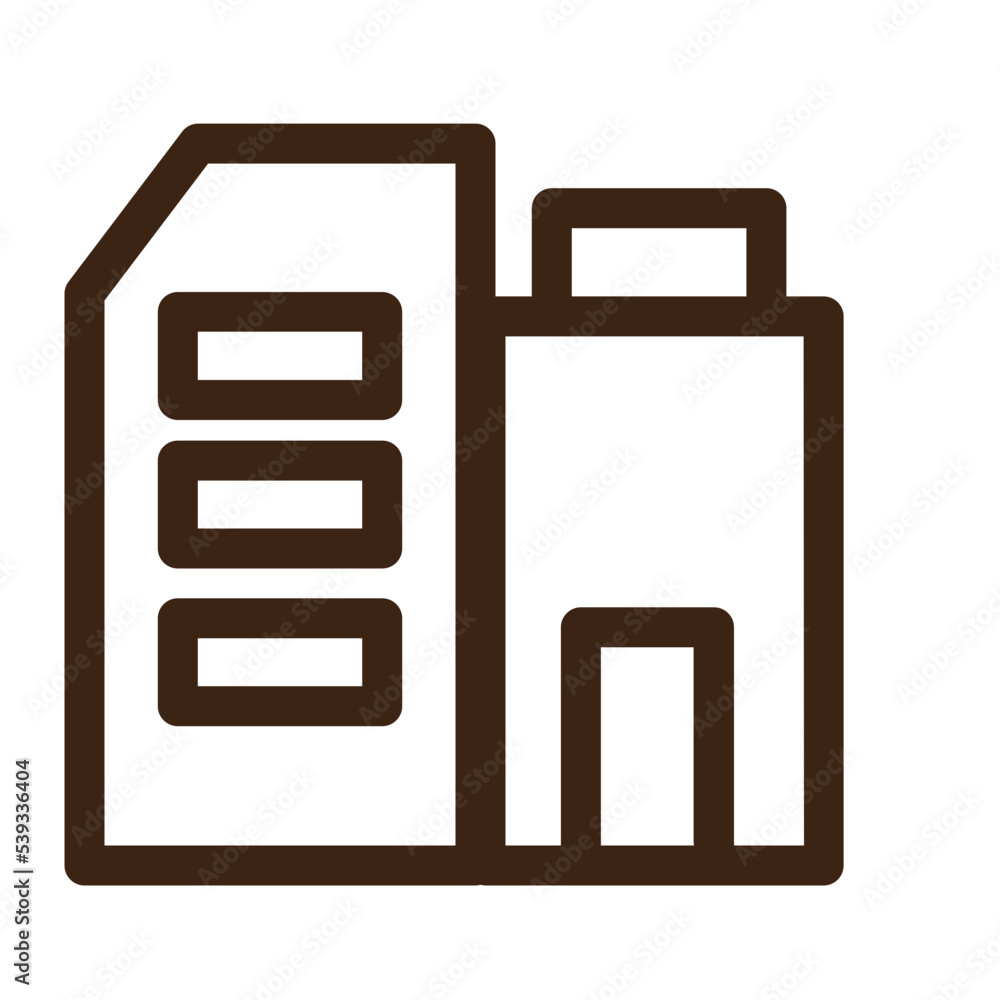 apartment building buildings city office town icon apartment building buildings city office town icon