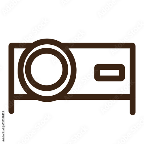 appliances electronic modern projektor technology icon