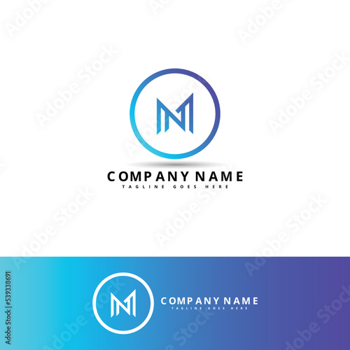 N Logo Design with Creative Modern Trendy Typography. Minimalist, Creative, Unique, Modern Logo Design.