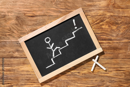 Chalkboard stick figure cli...