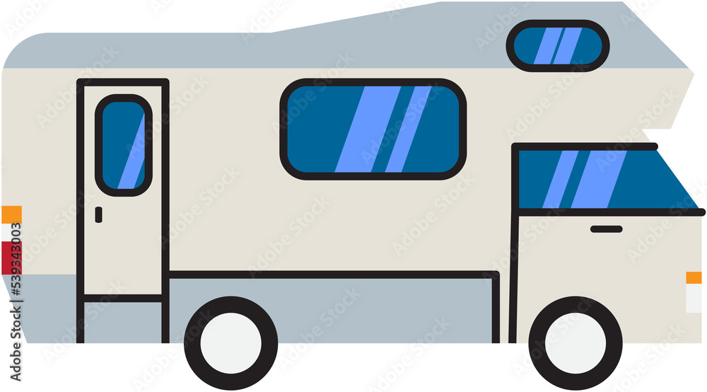 camping car outline drawing camping car outline drawing