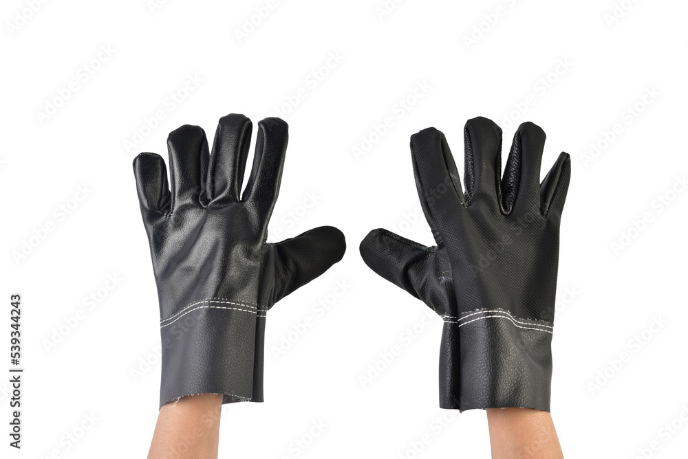 Obraz premium Work gloves isolated on transparent background