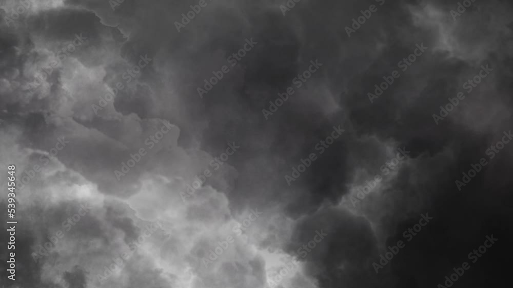 4k thunderstorm, dark clouds in the dark sky 4k thunderstorm, dark clouds in the dark sky
