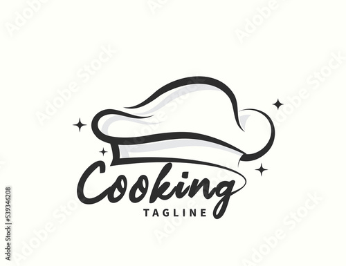 Cooking chef restauranat logo design template