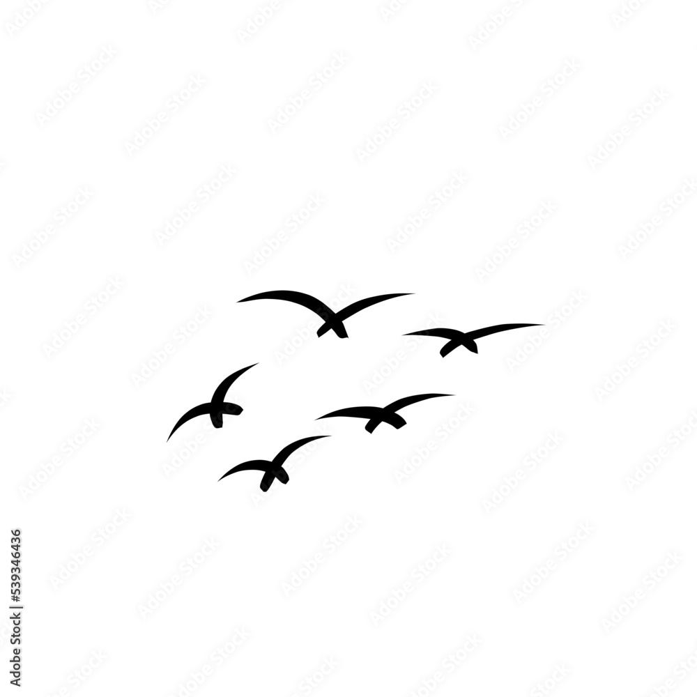 Fototapeta premium flying bird illustration