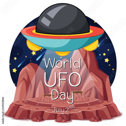 World UFO Day Poster Design