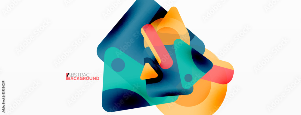 Line, triangle, square and circle primitive composition. Vector geometric minimal abstract background for wallpaper, banner, background, landing page Line, triangle, square and circle primitive composition. Vector geometric minimal abstract background for wallpaper, banner, background, landing page