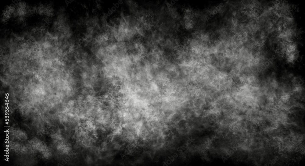 Grunge Smoke texture overlay on isolated background. Smoky Grunge background effect