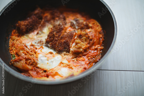 donkatsu for dinner fried chicken or pork  photo