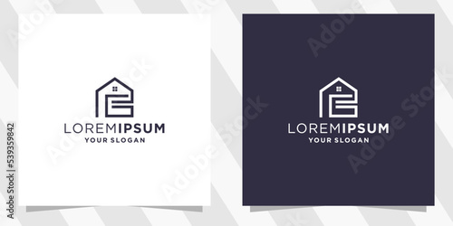 letter pg gp with home logo