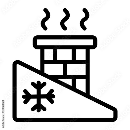 chimney line icon