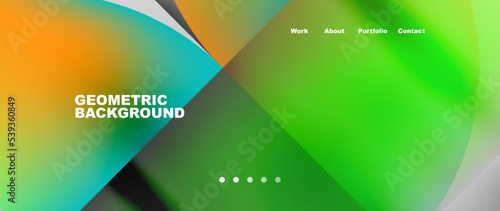 Circles and round elements abstract background design for wallpaper, banner, background, landing page, wall art, invitation, prints