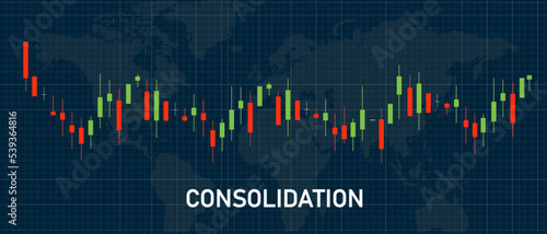 consolidation candle stick pattern in stock market exchange indicator of resistance technical analysis