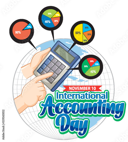 International accounting day banner design