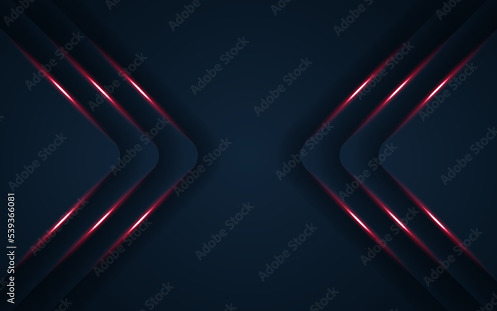 Vector abstract dark navy with red light line and text on blank space for text design modern luxury futuristic background vector illustration Vector abstract dark navy with red light line and text on blank space for text design modern luxury futuristic background vector illustration
