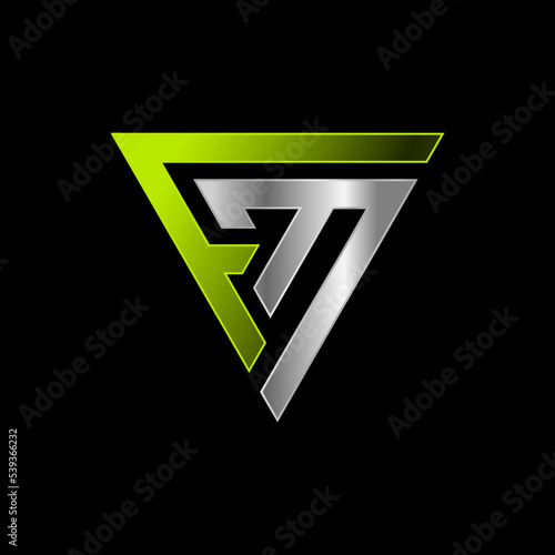 FM logo icon vector design illustration