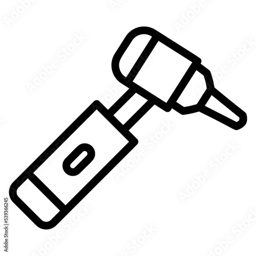 tool, medical, ear, device,otoscope icon