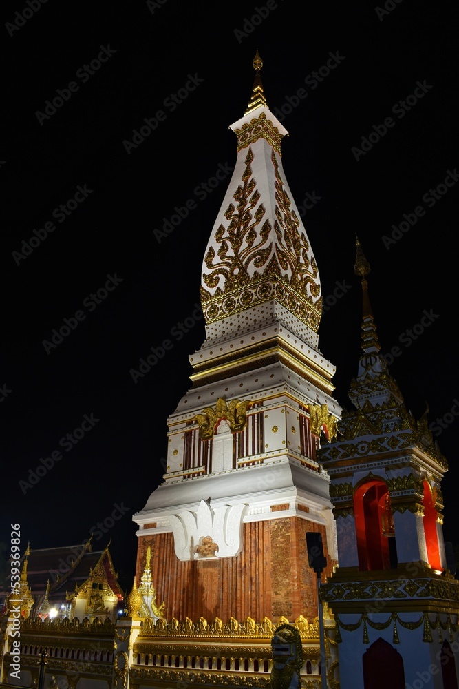 That Phanom Pagoda at Wat Phra That Phanom, This temple is a popular pilgrimage destination for those born in the year of the Monkey.
