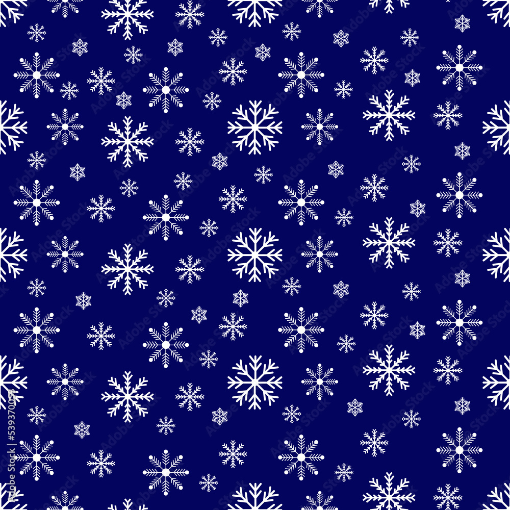 Seamless pattern with snowflakes. Christmas background. Vector illustration. Seamless pattern with snowflakes. Christmas background. Vector illustration.