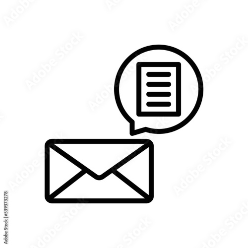 Black line icon for insider