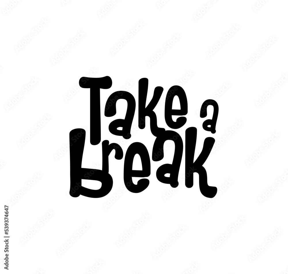 take a break with creatif font design. take a break with creatif font design.