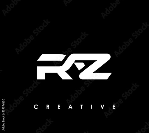 RAZ Letter Initial Logo Design Template Vector Illustration
