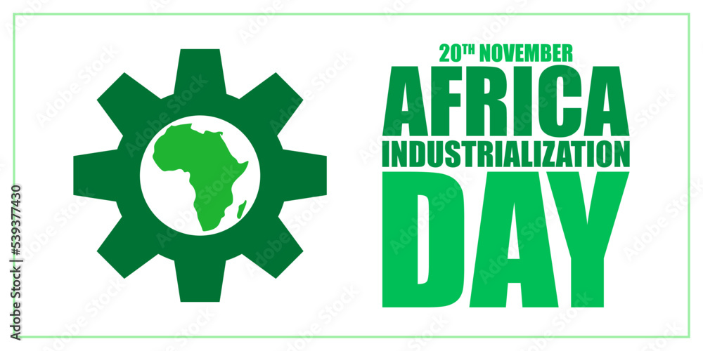 vector illustration for Africa Industrialization Day