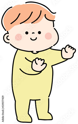 赤ちゃん　立つ