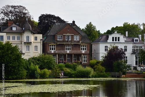 Villa at the River Alster in the Hanse City Hamburg