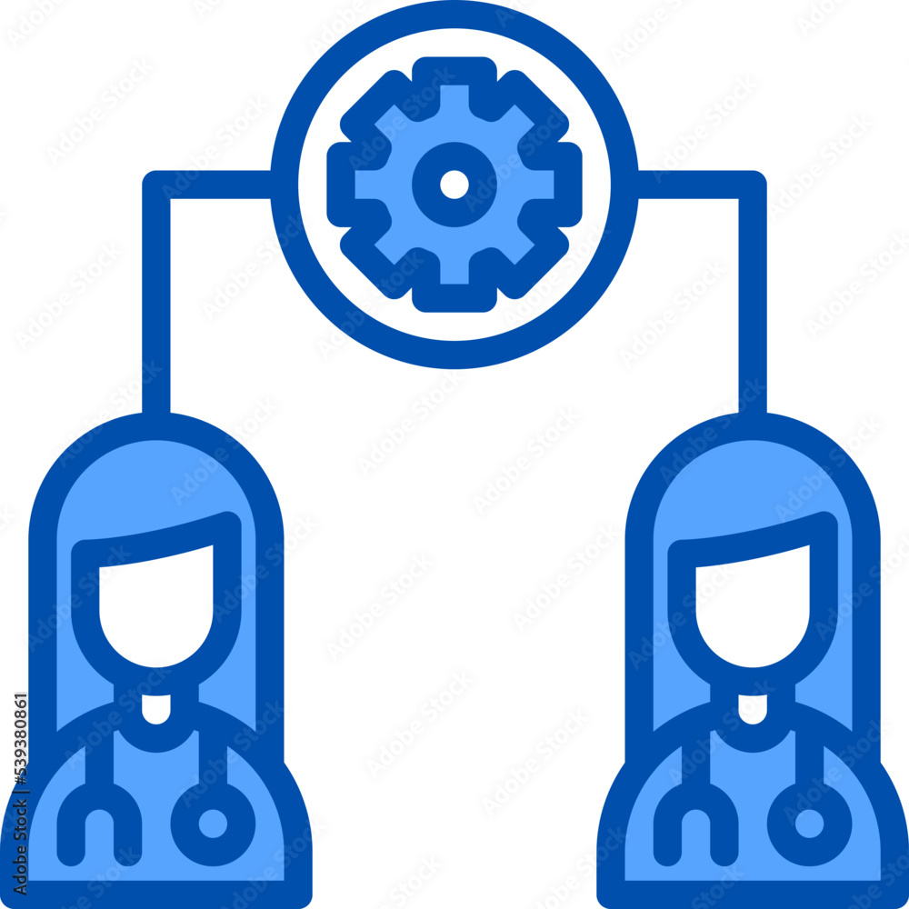 Doctor_1 blue outline icon