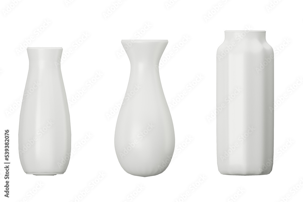 white vase isolated white vase isolated