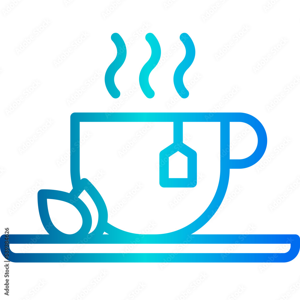 Obraz premium Tea outline icon