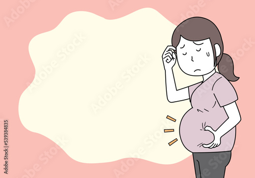 お腹の肉を気にする女性