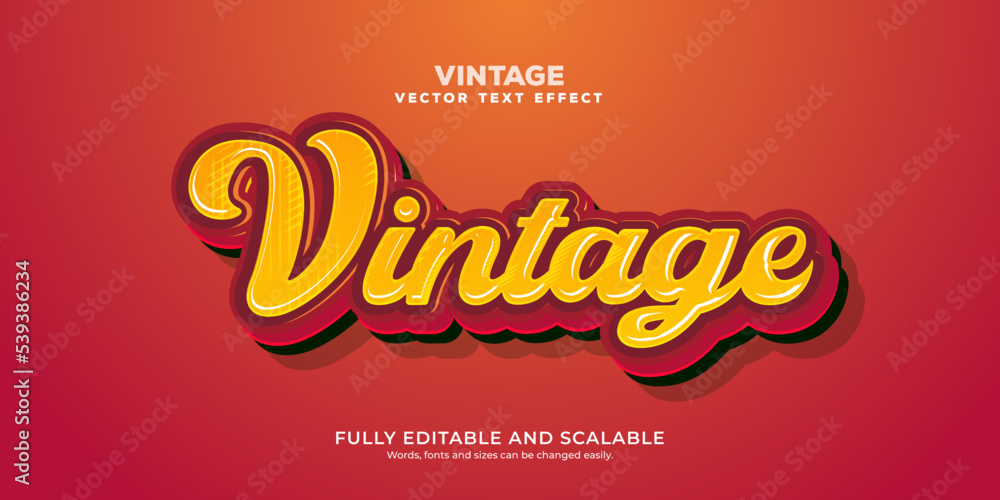 Editable text effect text style Editable text effect text style