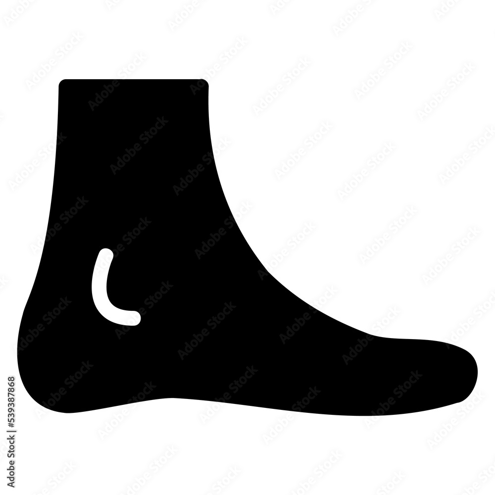 glyph, silhouette, fill, medical,foot,body,anatomy,organ icon glyph, silhouette, fill, medical,foot,body,anatomy,organ icon