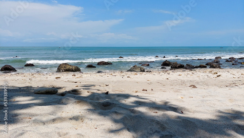 beautiful beach view with white sand background images