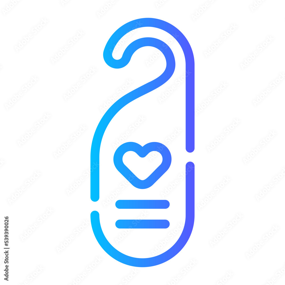 Doorknob gradient icon Doorknob gradient icon