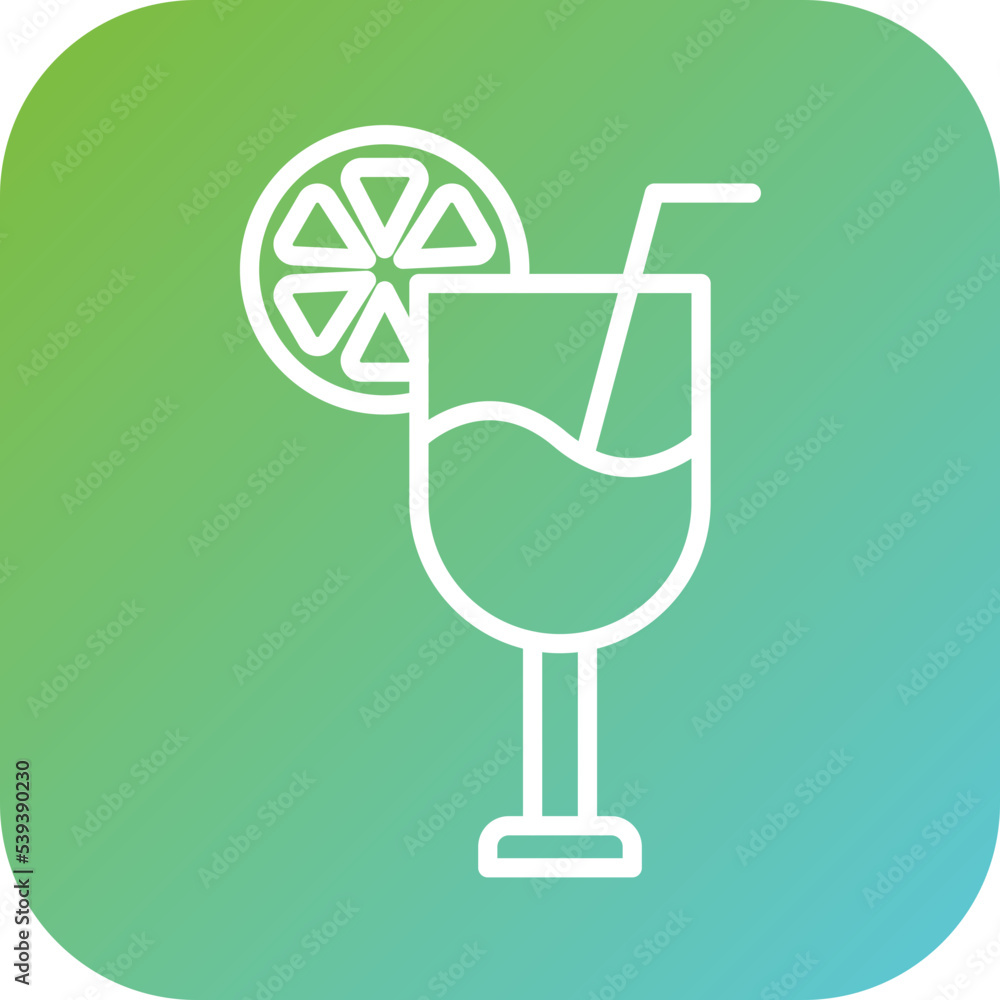 Cocktail Icon Style