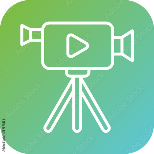 Video Camera Icon Style