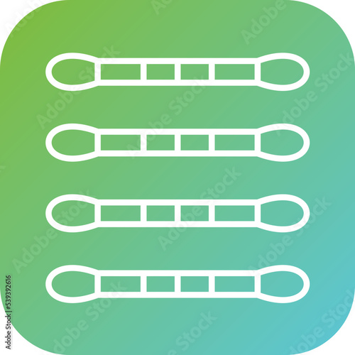 Cotton Swabs Icon Style